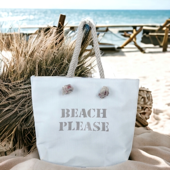 Remember Me Green Handbags - Beach Please ♻️ Tote